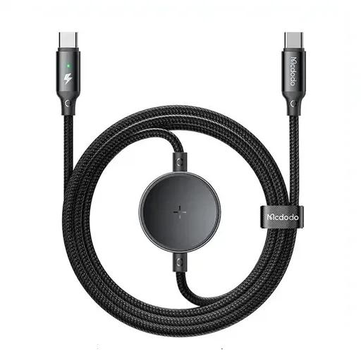 کابل شارژ 1.5 متری کنفی USB-C به USB-C و شارژر سامسونگ واچ مک دودو مدل CA-417-0