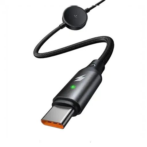 کابل شارژ 1.5 متری کنفی USB-C به USB-C و شارژر سامسونگ واچ مک دودو مدل CA-417-1