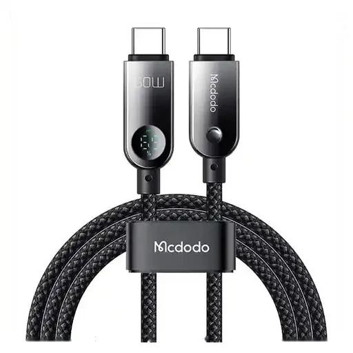 کابل شارژ 1.2 متری کنفی USB-C به USB-C مک دودو مدل CA-478-0