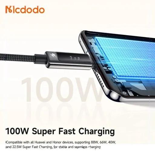 کابل شارژ 1.2 متری کنفی USB-A به USB-C مک دودو مدل CA-887-2