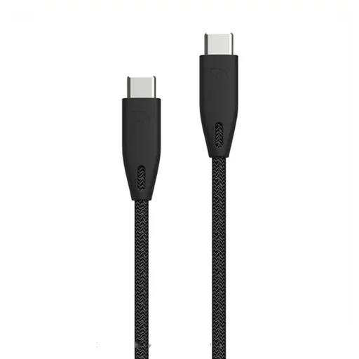 کابل شارژ 2 متری کنفی USB-C به USB-C پاورولوژی مدل PBCC2-0