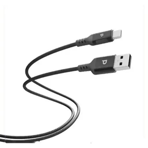 کابل شارژ 1.2 متری کنفی USB-A به USB-C پاورولوژی مدل PCAB015-0