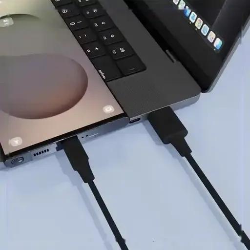 کابل شارژ 1.2 متری کنفی USB-A به USB-C پاورولوژی مدل PCAB015-1