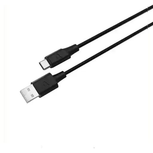 کابل شارژ 1.2 متری کنفی USB-A به USB-C پاورولوژی مدل PCAB015-2