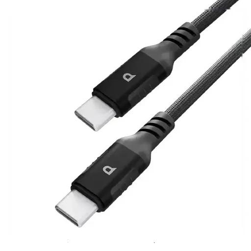 کابل شارژ 1.2 متری کنفی USB-C به USB-C پاورولوژی مدل PCAB020-0