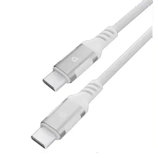 کابل شارژ 1.2 متری کنفی USB-C به USB-C پاورولوژی مدل PCAB020-1
