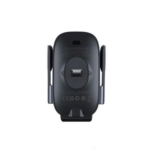 پایه نگهدارنده موبایل و شارژر بی‌سیم 15 وات باسئوس مدل BS-CM023-2