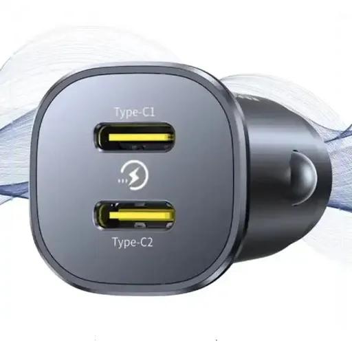 شارژر فندکی 30 وات بیسوس مدل GoTrip DP1 BS-C15C2-1