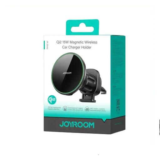 پایه نگهدارنده موبایل و شارژر بی‌سیم 15 وات جوی روم مدل JR-ZS412-2