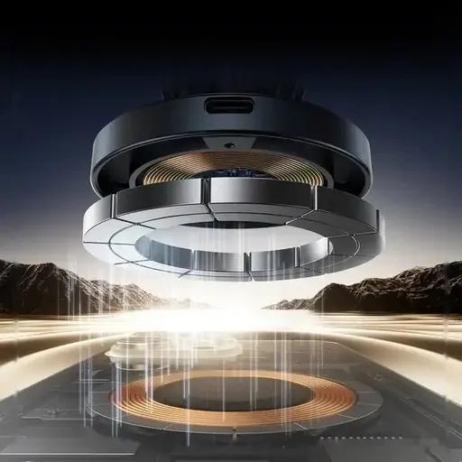 پایه نگهدارنده موبایل و شارژر بی‌سیم 15 وات جوی روم مدل JR-ZS502-2