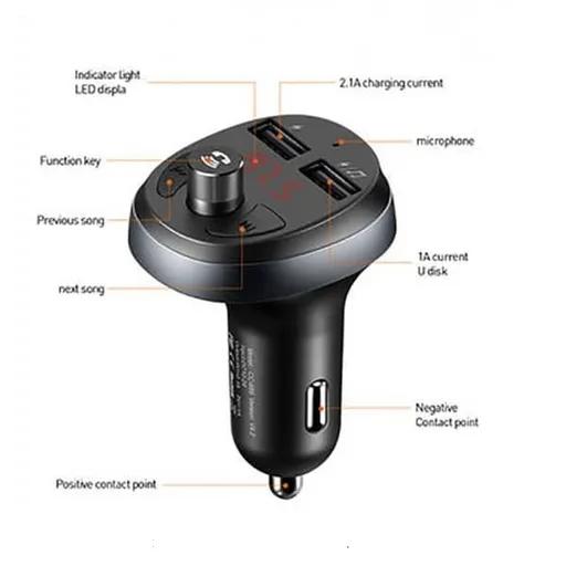 شارژر فندکی و پخش کننده بلوتوث مک دودو مدل CC-6880-2