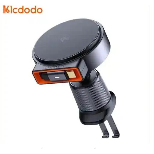 پایه نگهدارنده موبایل و شارژر بی‌سیم 15 وات مک دودو مدل CH-009-0