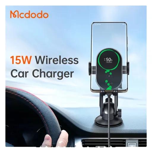 پایه نگهدارنده موبایل و شارژر بی‌سیم 15 وات مک دودو مدل CH-1600-1