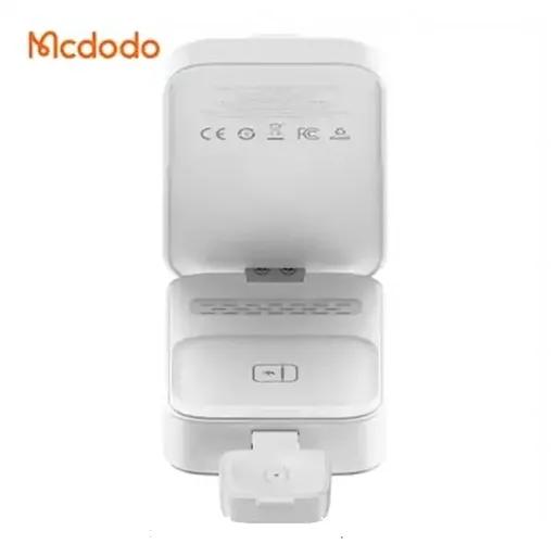 پایه نگهدارنده موبایل و شارژر بی‌سیم سه‌کاره 15 وات مک دودو مدل CH-5090-1