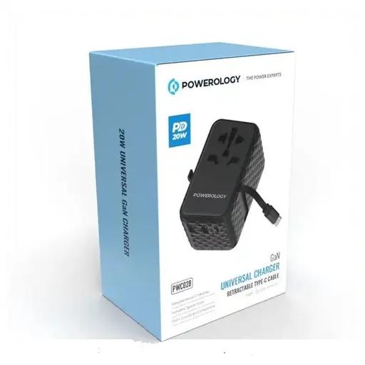 شارژر 20 وات پاورولوژی مدل PWCUQC028-1