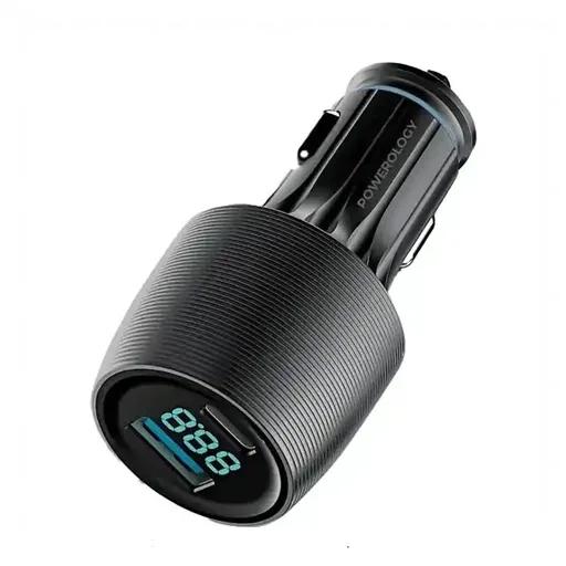 شارژر فندکی 83 وات پاورولوجی مدل PCCSR020-1