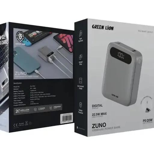 پاوربانک 22.5 وات گرین لاین مدل GNZUN10PB ظرفیت 10000 میلی‌آمپر-2