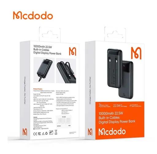 پاوربانک 22.5 وات مک دودو مدل MC-024 ظرفیت 10000 میلی‌آمپر-1