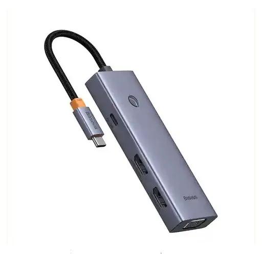 هاب 7 پورت USB-C سه نمایشگر باسئوس مدل BS-OH117-0