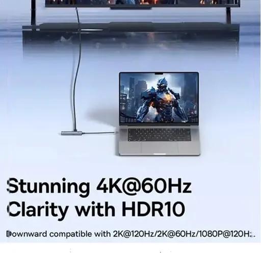 هاب 6 پورت USB-C باسئوس مدل OH-166-1