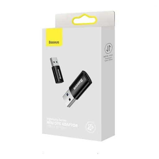 تبدیل USB-A به USB-C OTG باسئوس مدل ZJJQ000103-1