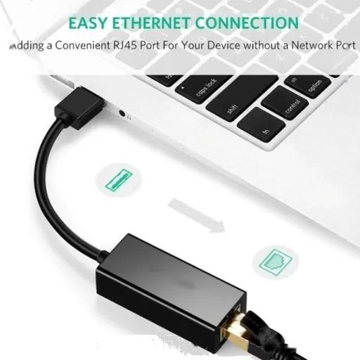 تبدیل USB-A به LAN کوتتسی مدل 83001-100M-1