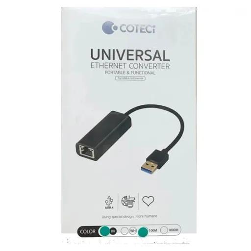تبدیل USB-A به LAN کوتتسی مدل 83001-100M-2