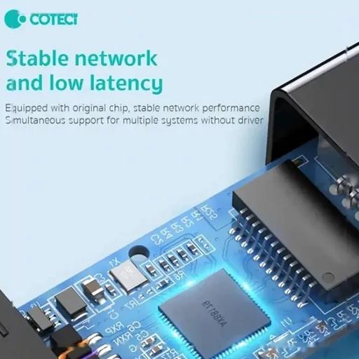 تبدیل USB-C به LAN گیگابیتی کوتتسی مدل 83002-1000M-1