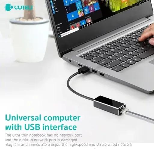 تبدیل USB-C به LAN گیگابیتی کوتتسی مدل 83002-1000M-2