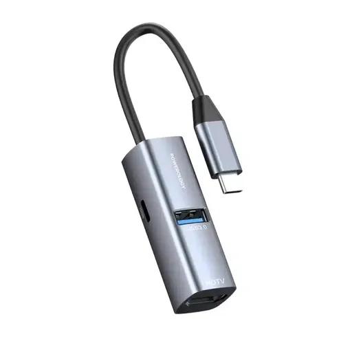 هاب USB-C پاورولوژی مدل PWJT424-0