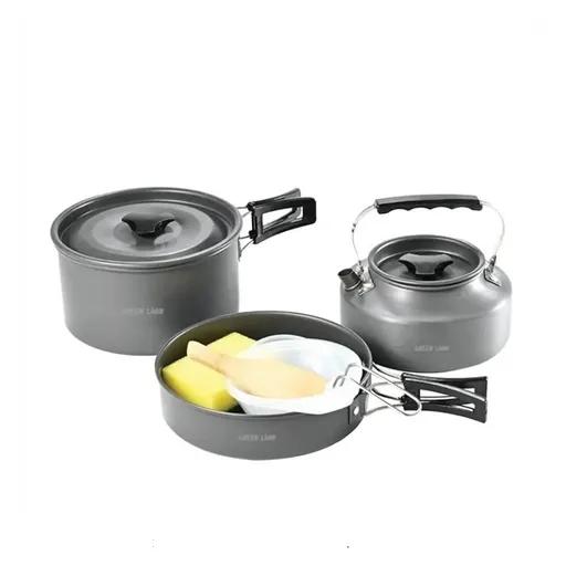 ست ظروف کمپینگ 7 تکه گرین لاین مدل GN7N1COOK-0