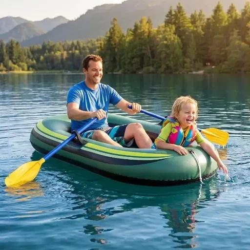 قایق بادی دو نفره گرین لاین مدل GNAQINBOAT-1