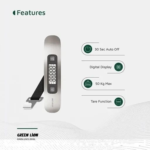 ترازوی دیجیتال چمدان 50 کیلوگرمی گرین لاین مدل GNDLUSCL50-1