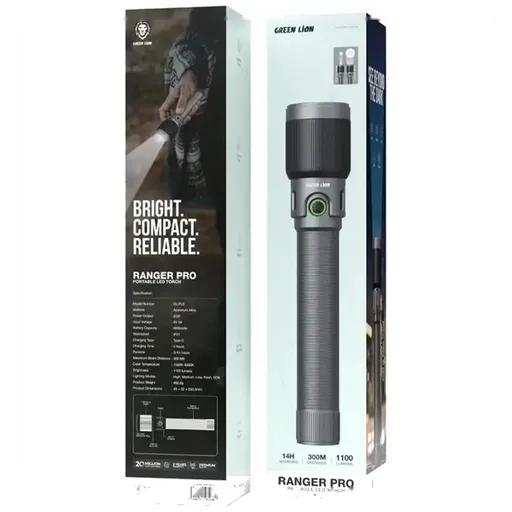 چراغ قوه LED 1100 لومن گرین لاین مدل GNRNGRPRTH-2