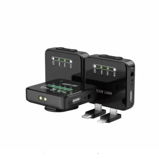 میکروفون یقه‌ای بی‌سیم دوتایی گرین لاین مدل GNPGLMMIC-2