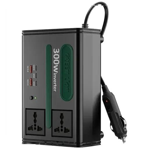 اینورتر خودرو 300 وات گرین لاین مدل GNGC300PIN-0