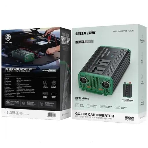 اینورتر خودرو 800 وات گرین لاین مدل GNGC350CRIN-1
