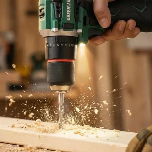 دریل چکشی شارژی 18 ولت گرین لاین مدل GNGD15D18V-1