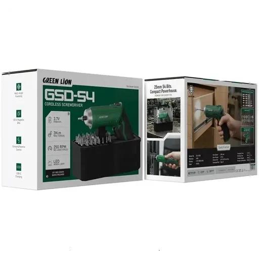 پیچ گوشتی شارژی با 54 سری گرین لاین مدل GNGSD54CS-1