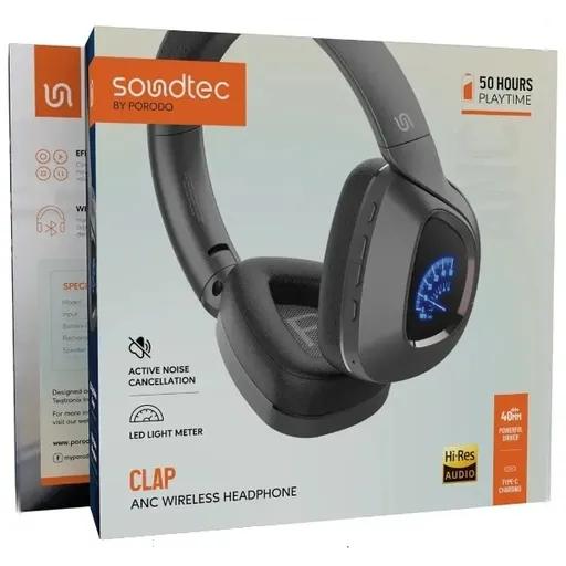 هدفون بلوتوثی پرودو مدل Soundtec Clap ANC-1