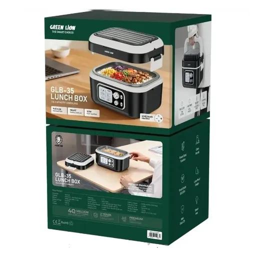 ظرف غذای برقی شارژی 1.8 لیتری گرین لاین مدل GNGLB35LBX-2