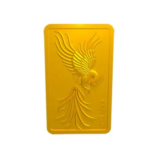 شمش طلای 24 عیار سیمرغ ایران شمش 5 گرمی-1