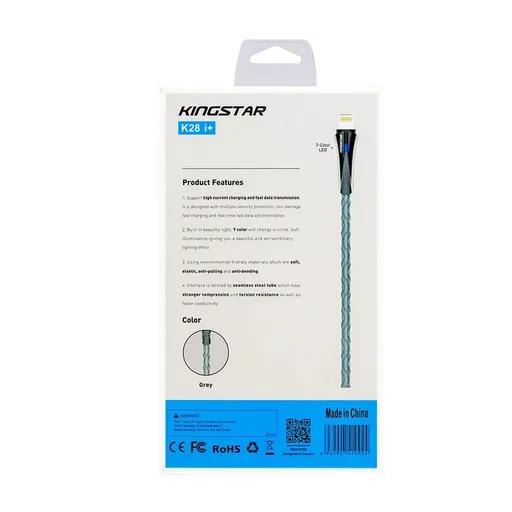 کابل USB به لایتنینگ کینگ استار مدل +K28 i-2