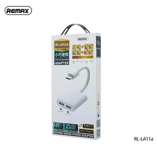 مبدل USB-C به دو USB-C ریمکس مدل RL LA11a-1